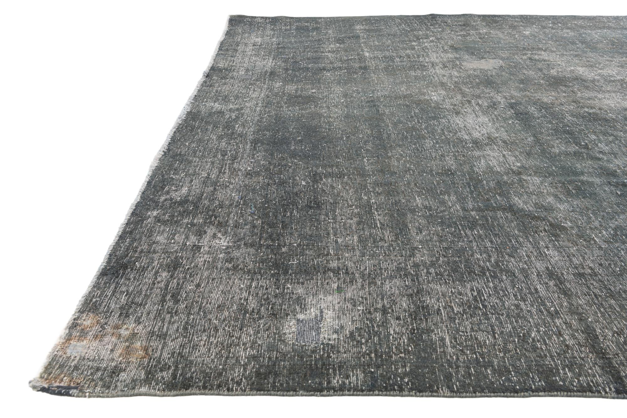 9' 5 x 13' 6 Hand Knotted Ultra Vintage Persian Wool Rug