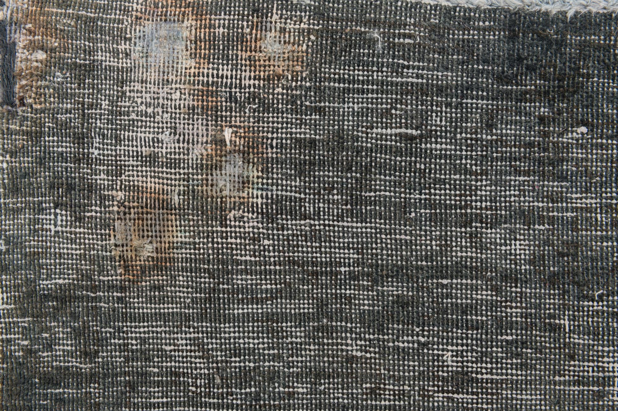 9' 5 x 13' 6 Hand Knotted Ultra Vintage Persian Wool Rug
