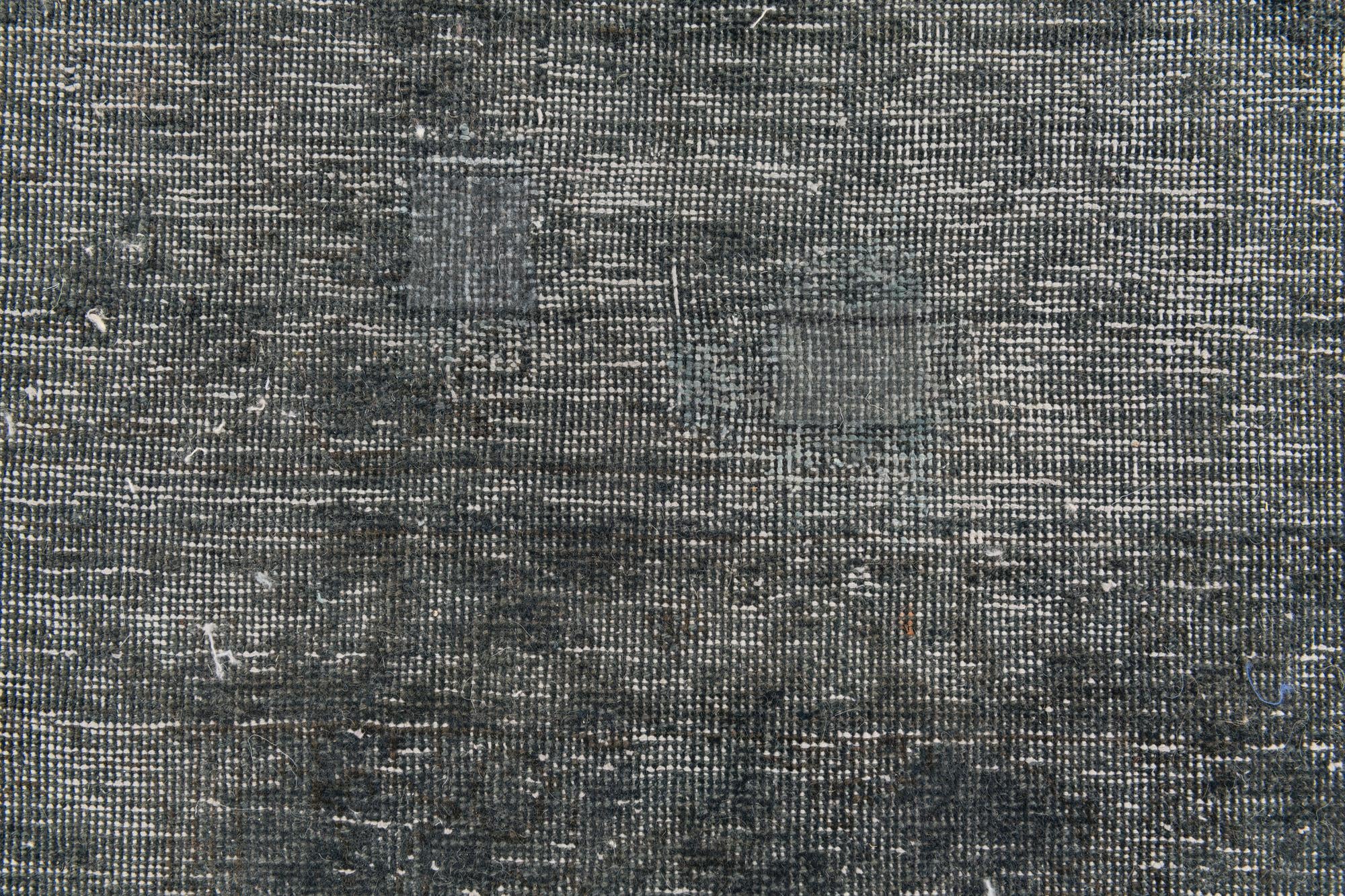 9' 5 x 13' 6 Hand Knotted Ultra Vintage Persian Wool Rug
