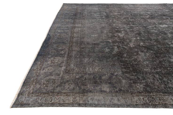 Detail image of 9' 7 x 12' 6 Hand Knotted Ultra Vintage Persian Wool Rug