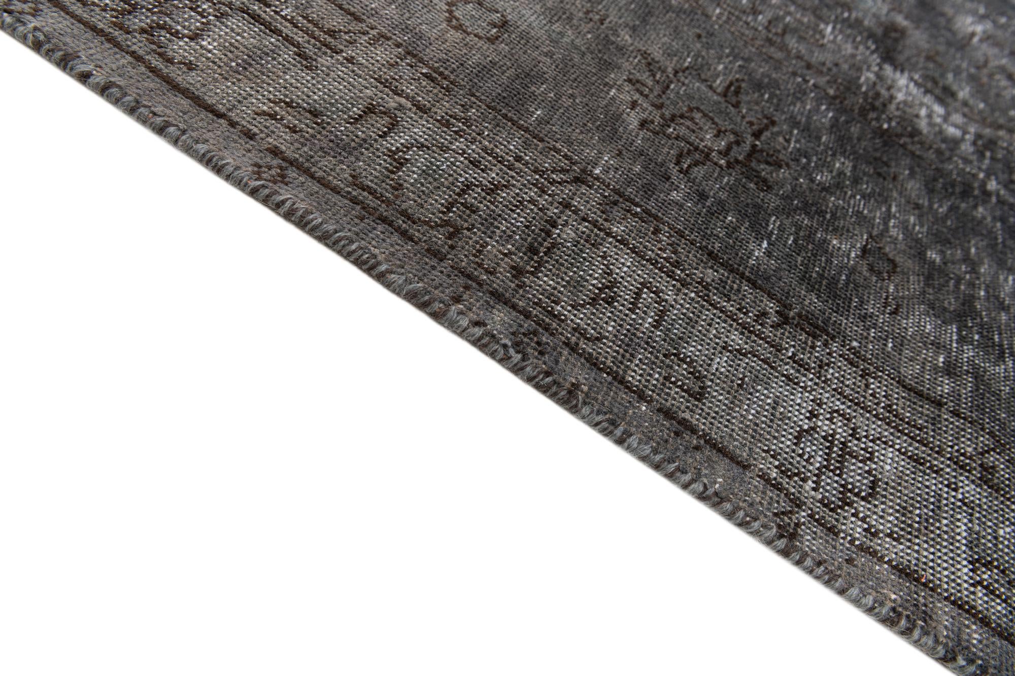 9' 7 x 12' 6 Hand Knotted Ultra Vintage Persian Wool Rug