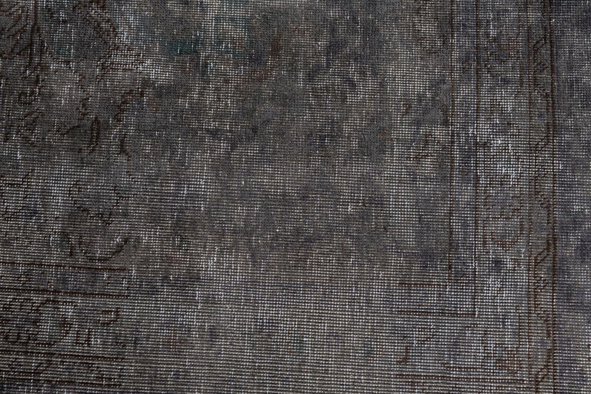 9' 7 x 12' 6 Hand Knotted Ultra Vintage Persian Wool Rug