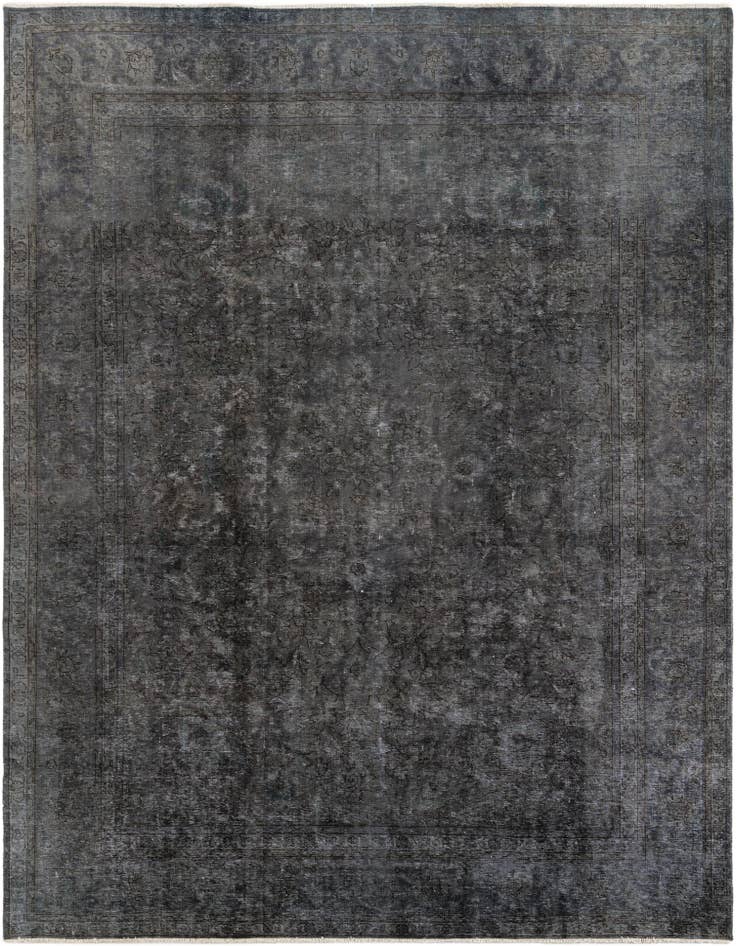 Detail image of 9' 7 x 12' 6 Hand Knotted Ultra Vintage Persian Wool Rug