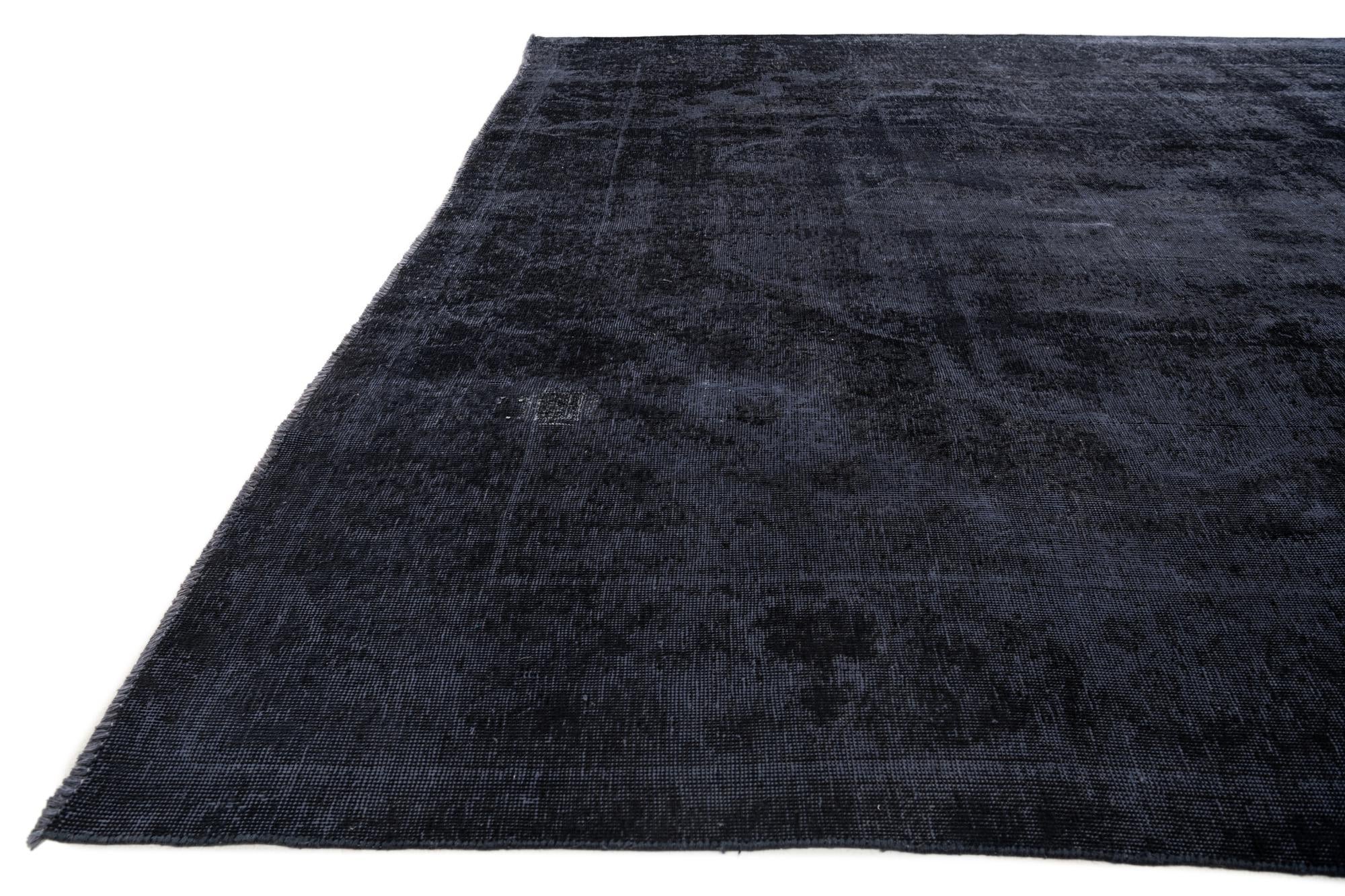 9' 8 x 12' 3 Hand Knotted Ultra Vintage Persian Wool Rug