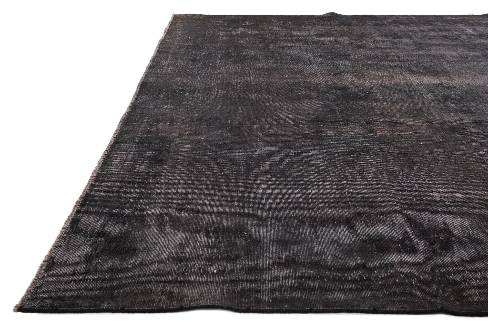 9' 9 x 12' 7 Hand Knotted Ultra Vintage Persian Wool Rug