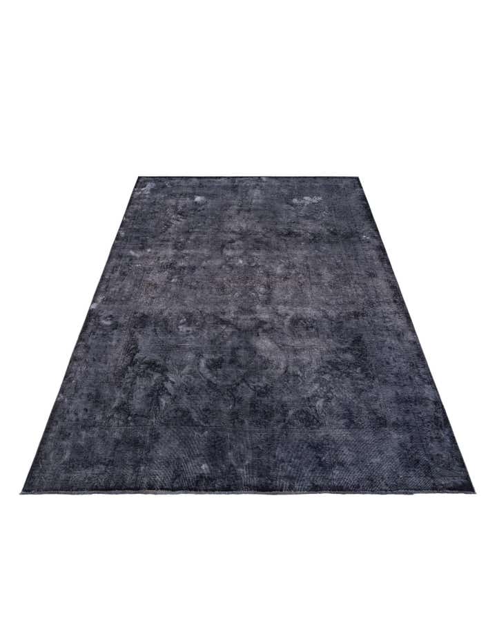 6' 8 x 9' 8 Hand Knotted Ultra Vintage Persian Wool Rug