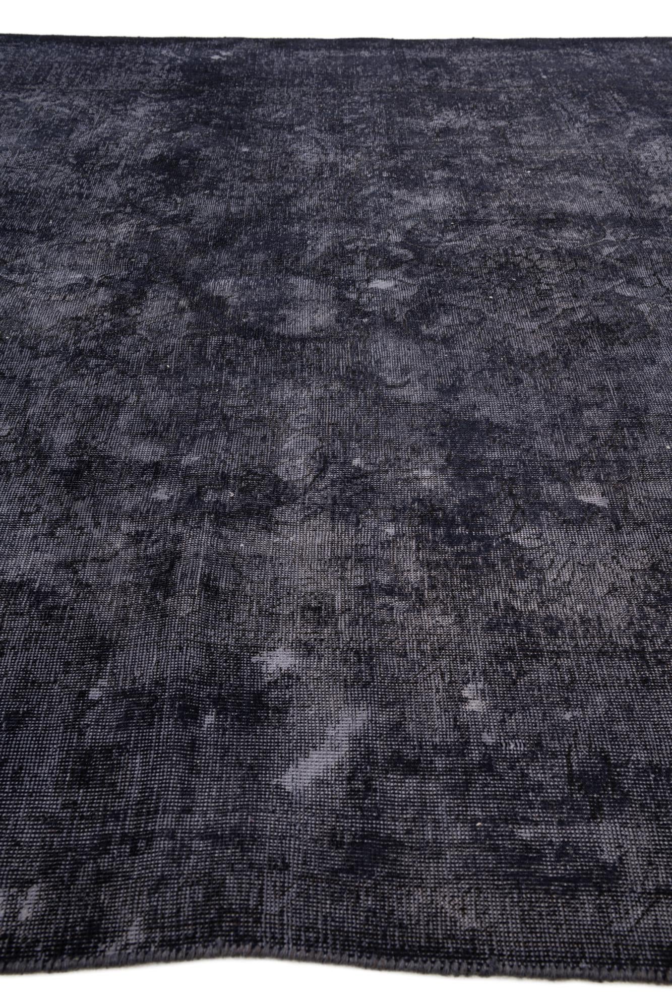 6' 8 x 9' 8 Hand Knotted Ultra Vintage Persian Wool Rug
