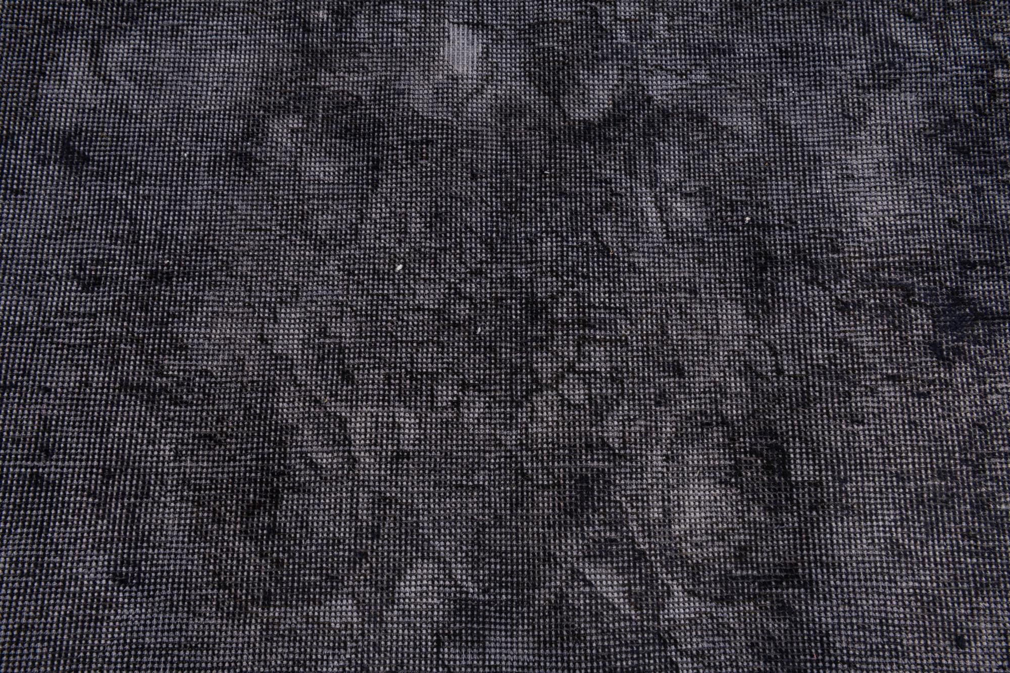 6' 8 x 9' 8 Hand Knotted Ultra Vintage Persian Wool Rug
