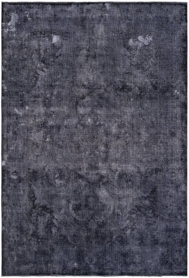 Detail image of 6' 8 x 9' 8 Hand Knotted Ultra Vintage Persian Wool Rug