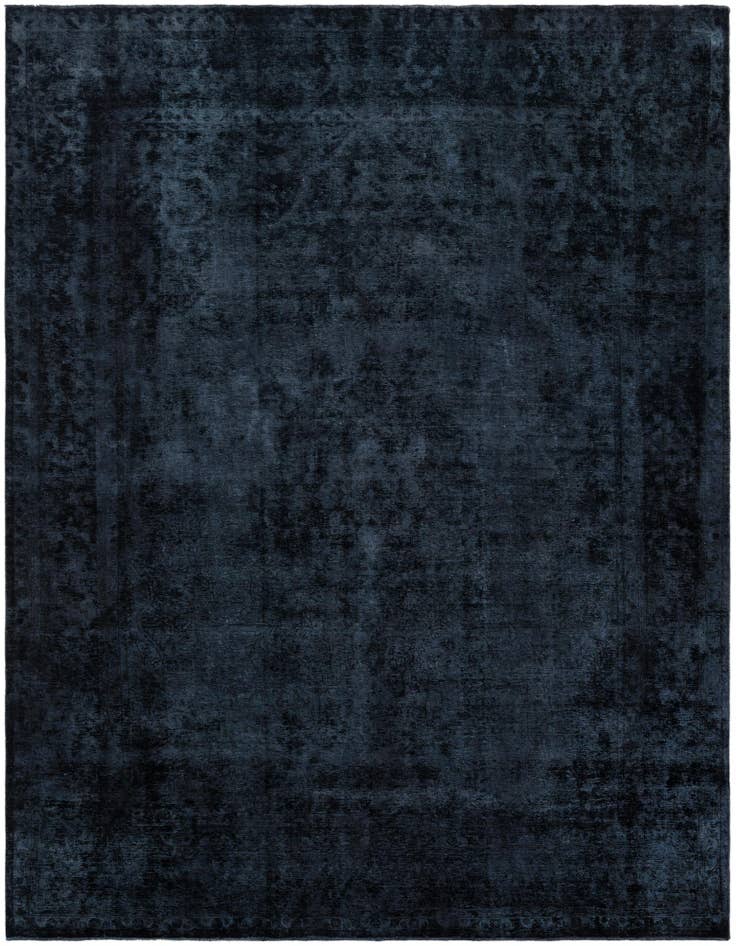 Detail image of 9' 10 x 12' 10 Hand Knotted Ultra Vintage Persian Wool Rug