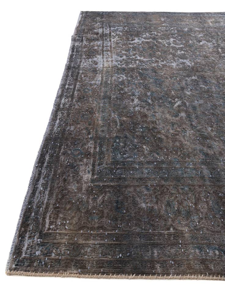 Detail image of 9' 6 x 12' 5  Hand Knotted Ultra Vintage Persian Wool Rug