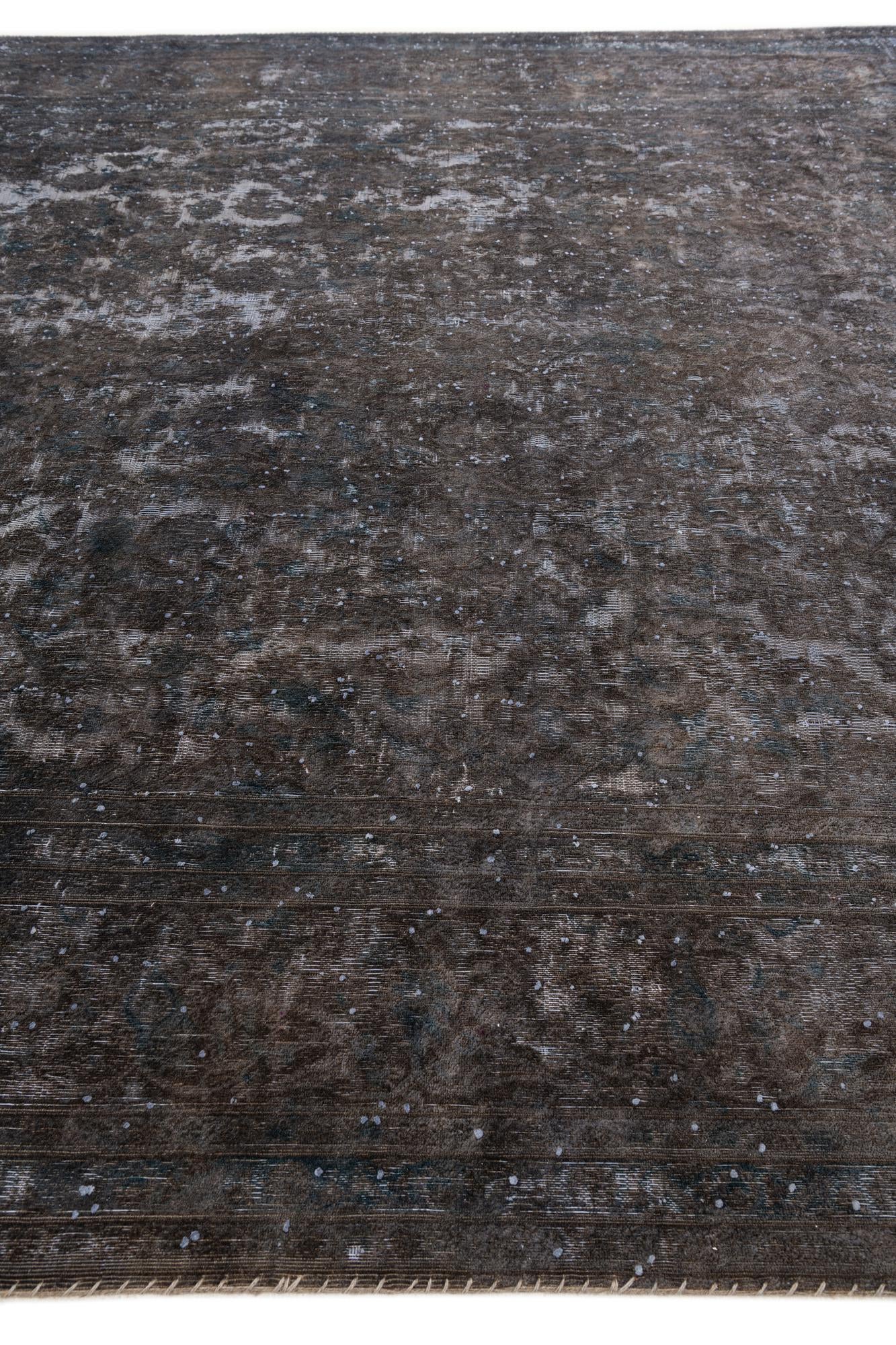 9' 6 x 12' 5 Hand Knotted Ultra Vintage Persian Wool Rug
