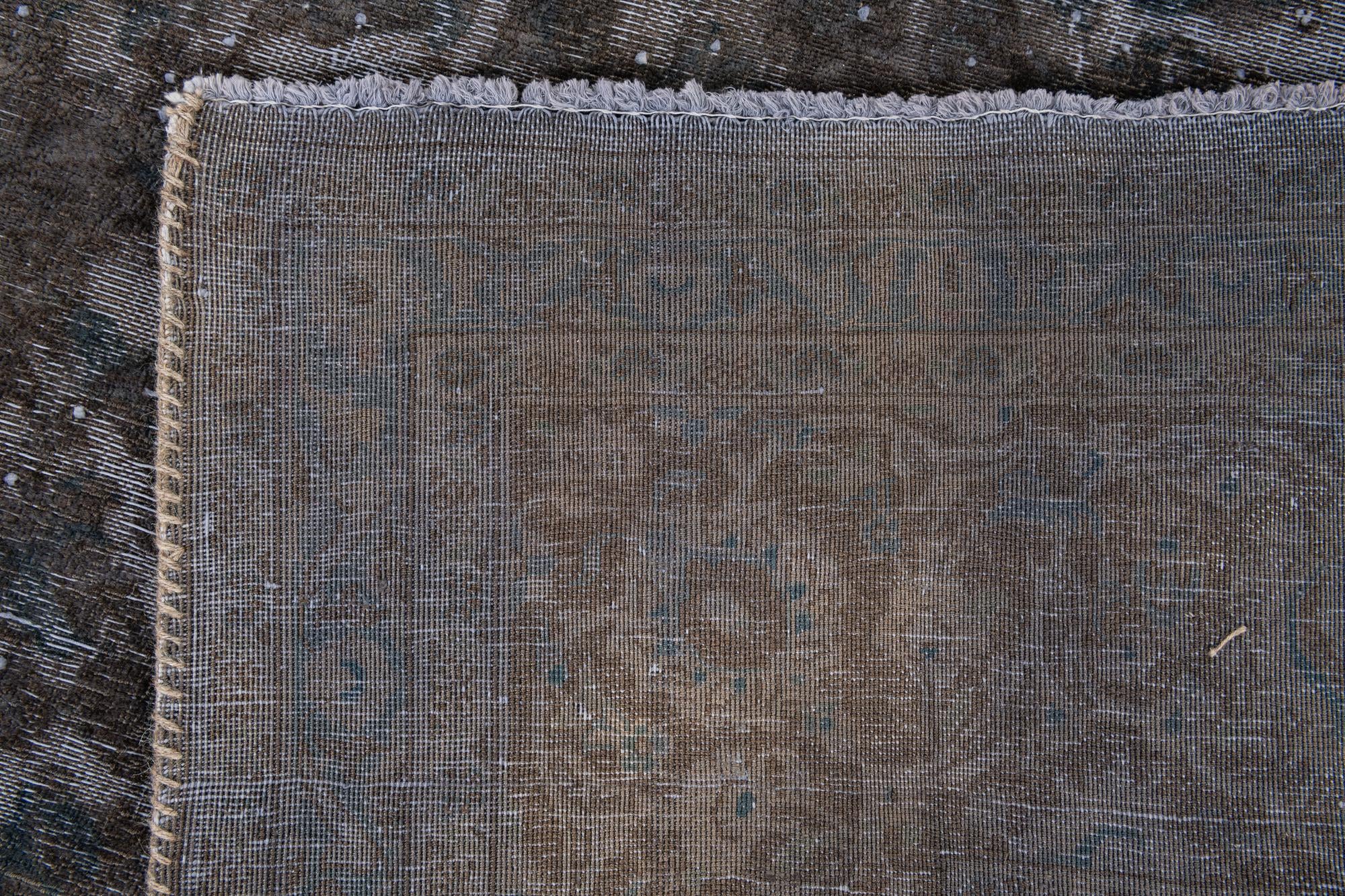 9' 6 x 12' 5 Hand Knotted Ultra Vintage Persian Wool Rug