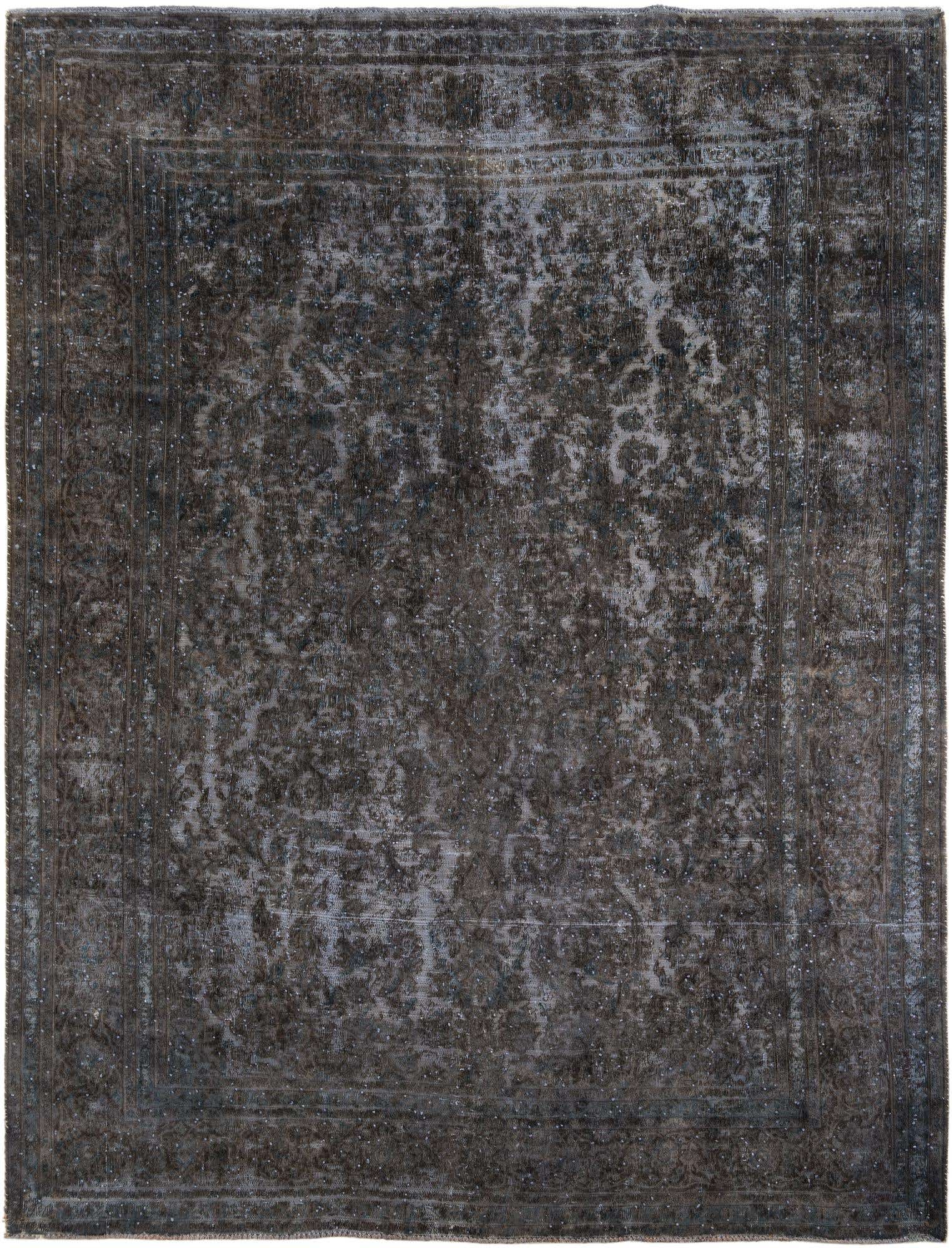 9' 6 x 12' 5 Hand Knotted Ultra Vintage Persian Wool Rug