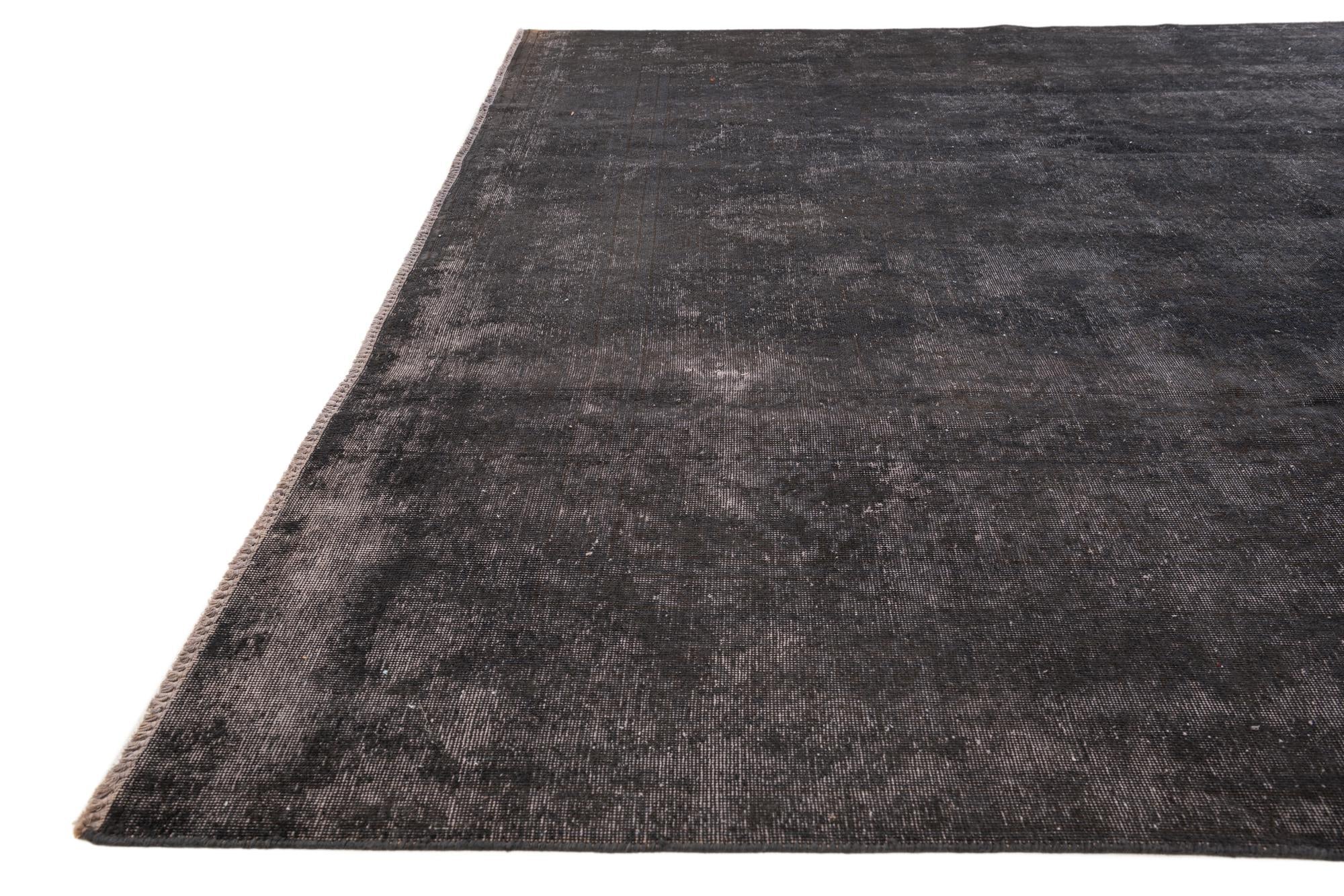 9' 5 x 12' 9 Hand Knotted Ultra Vintage Persian Wool Rug