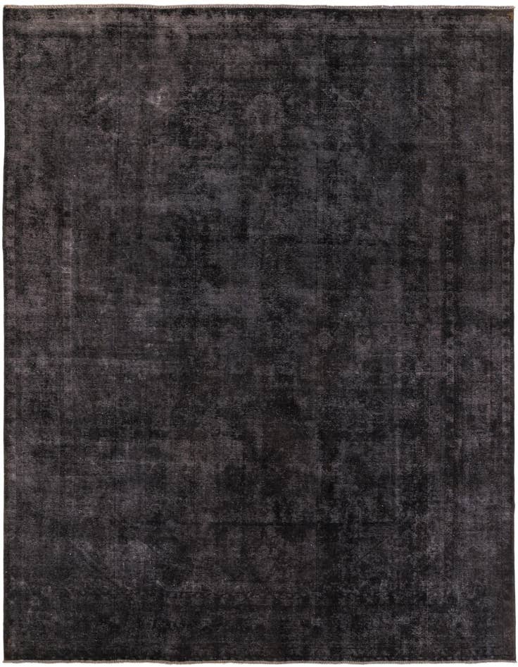 Detail image of 9' 5 x 12' 9 Hand Knotted Ultra Vintage Persian Wool Rug