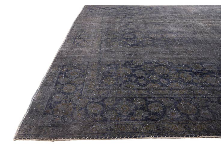 Detail image of 9' 9 x 13' Hand Knotted Ultra Vintage Persian Wool Rug