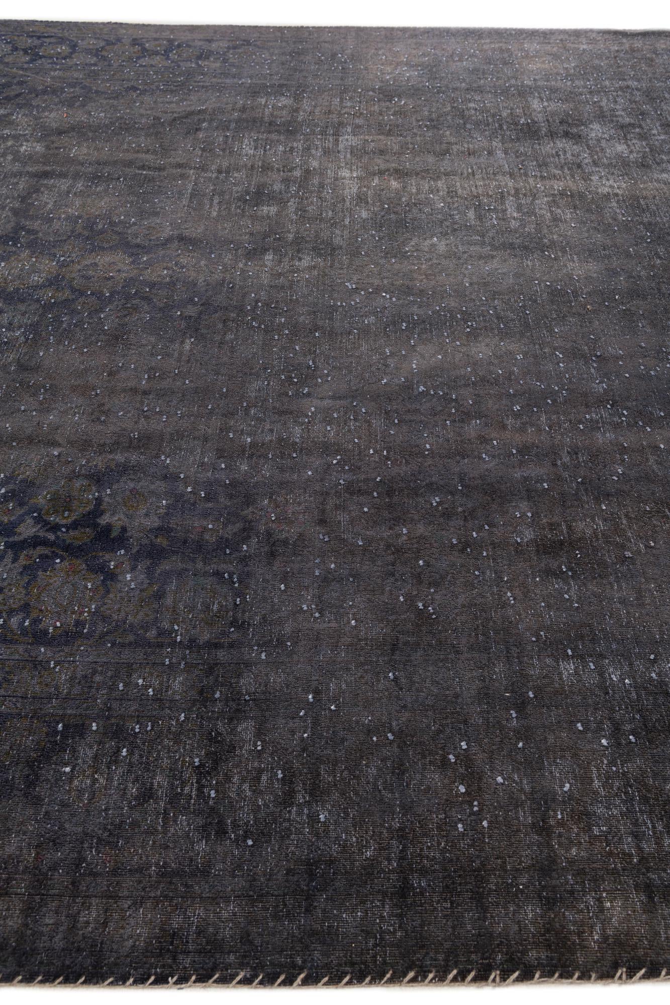 9' 9 x 13' Hand Knotted Ultra Vintage Persian Wool Rug