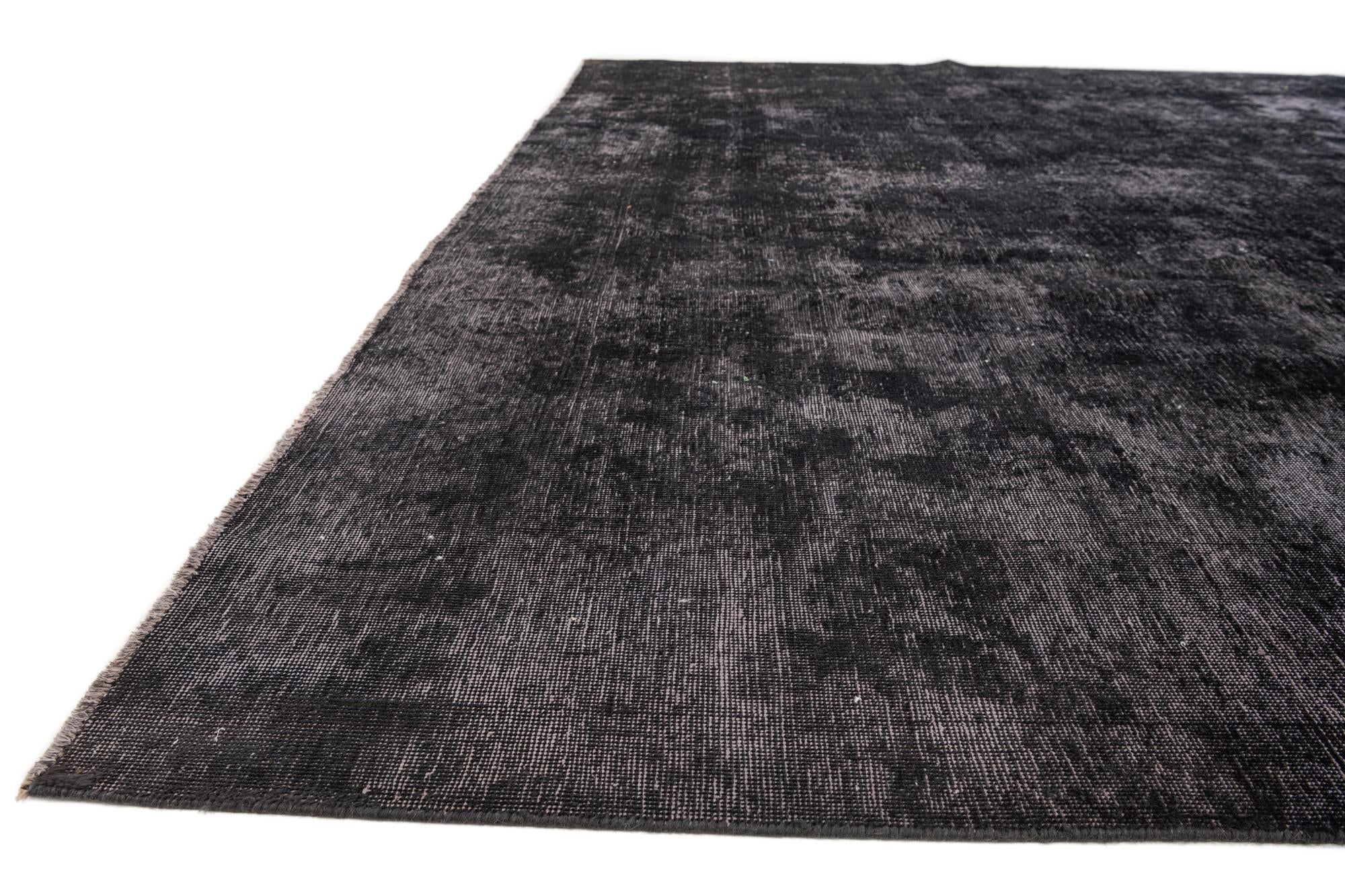 9' 9 x 12' 6 Hand Knotted Ultra Vintage Persian Wool Rug