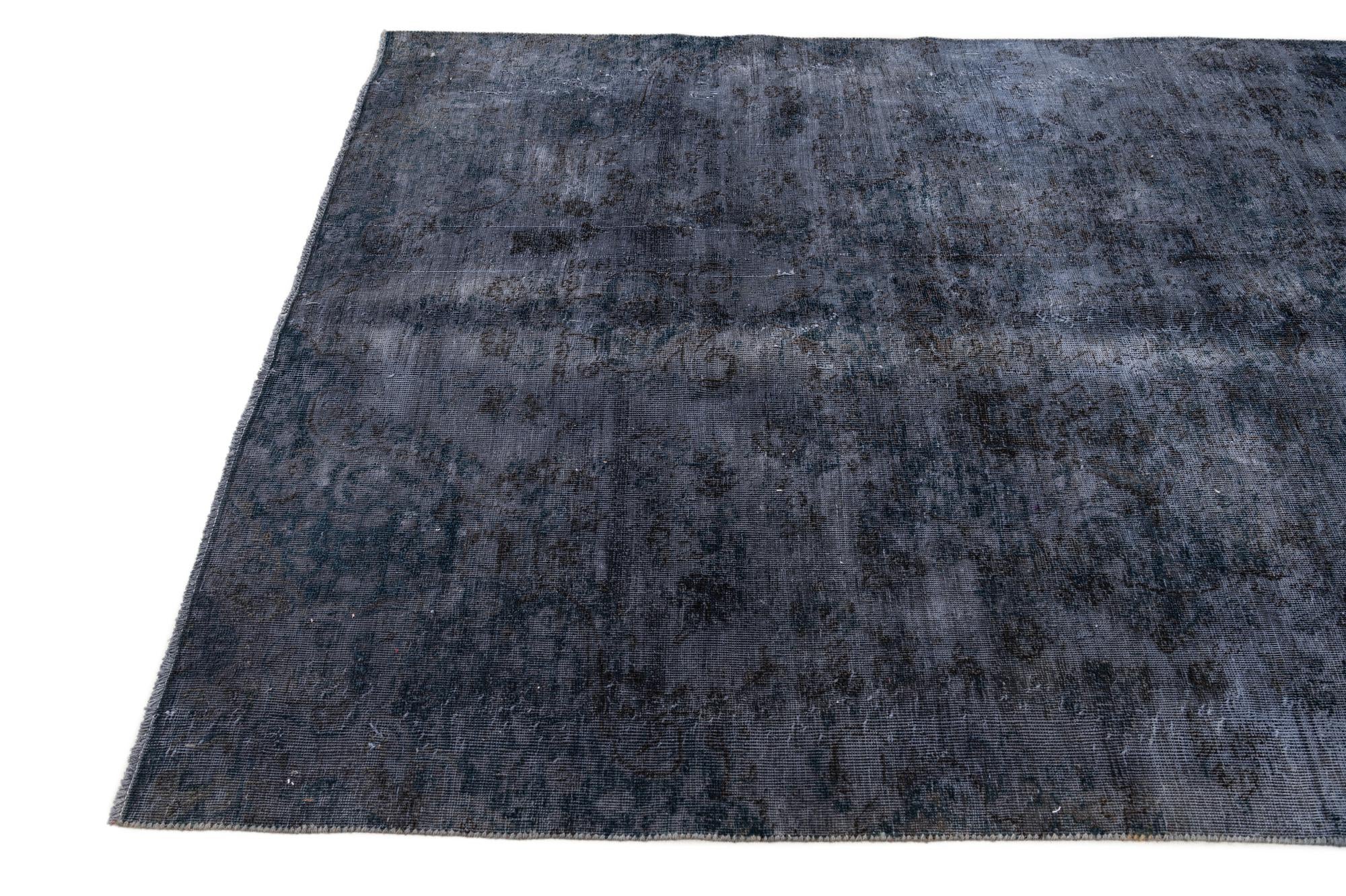 4' 10 x 8' Hand Knotted Ultra Vintage Persian Wool Rug