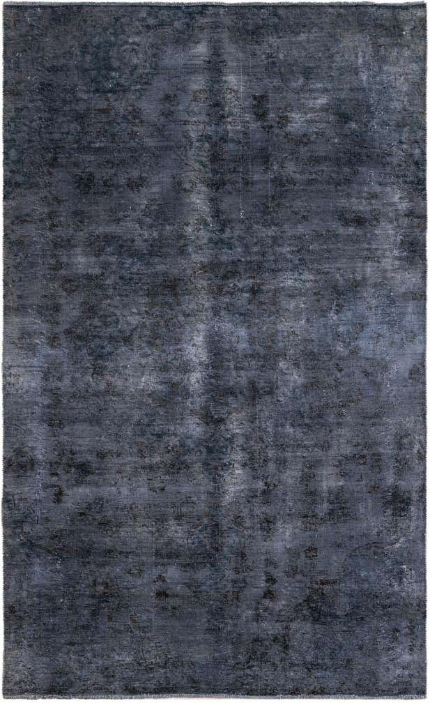 4' 10 x 8' Hand Knotted Ultra Vintage Persian Wool Rug