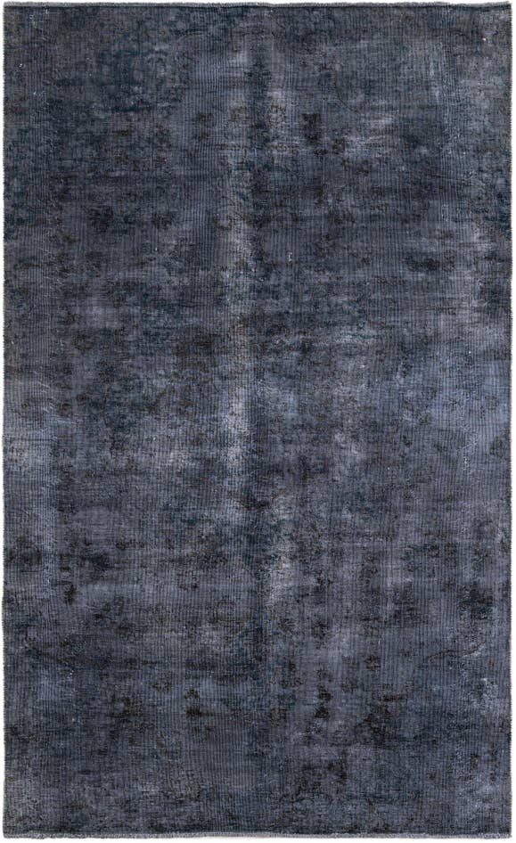 Detail image of 4' 10 x 8' Hand Knotted Ultra Vintage Persian Wool Rug