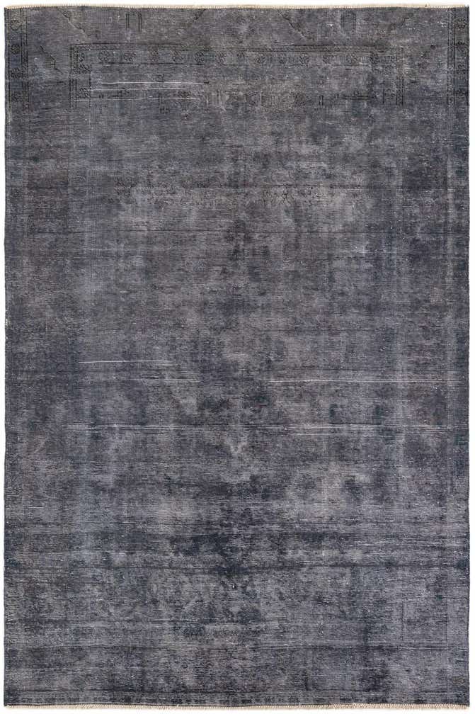 6' 2 x 9' 4 Hand Knotted Ultra Vintage Persian Wool Rug