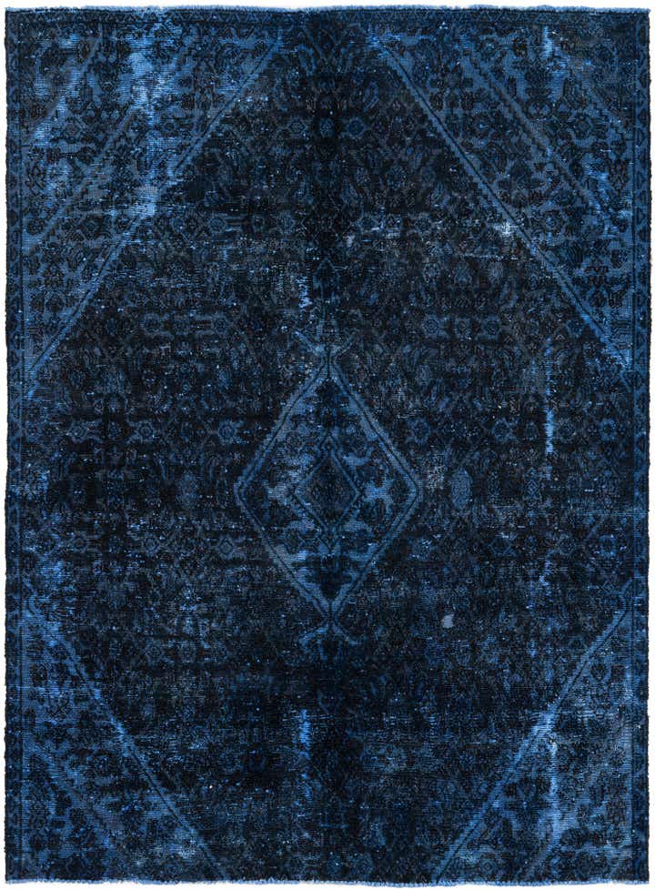 5' 7 x 7' 8 Hand Knotted Ultra Vintage Persian Wool Rug