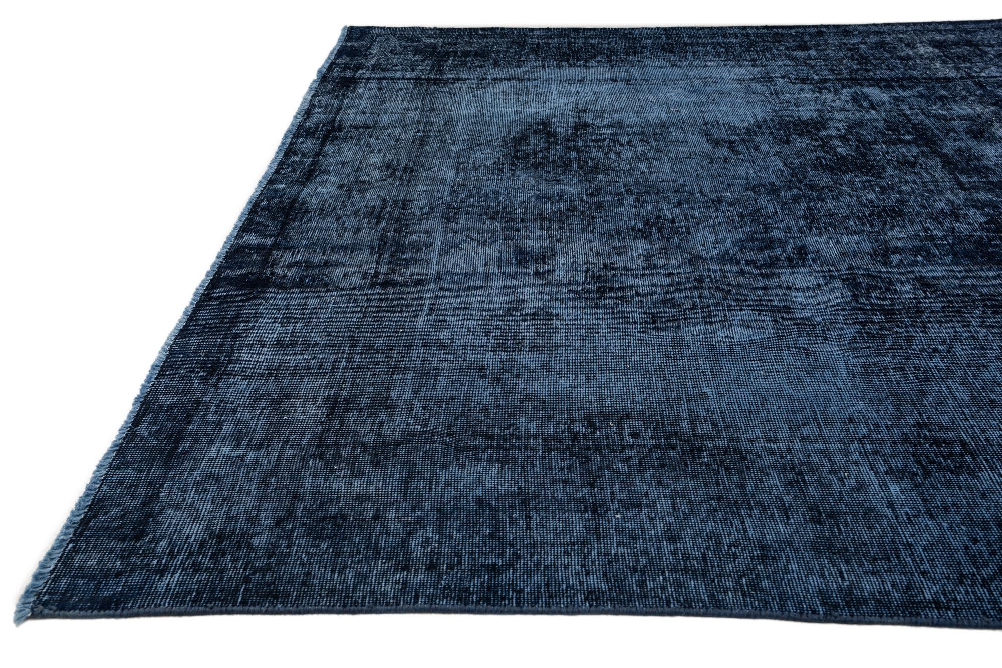 245cm x 335cm Hand Knotted Ultra Vintage Persian Wool Rug