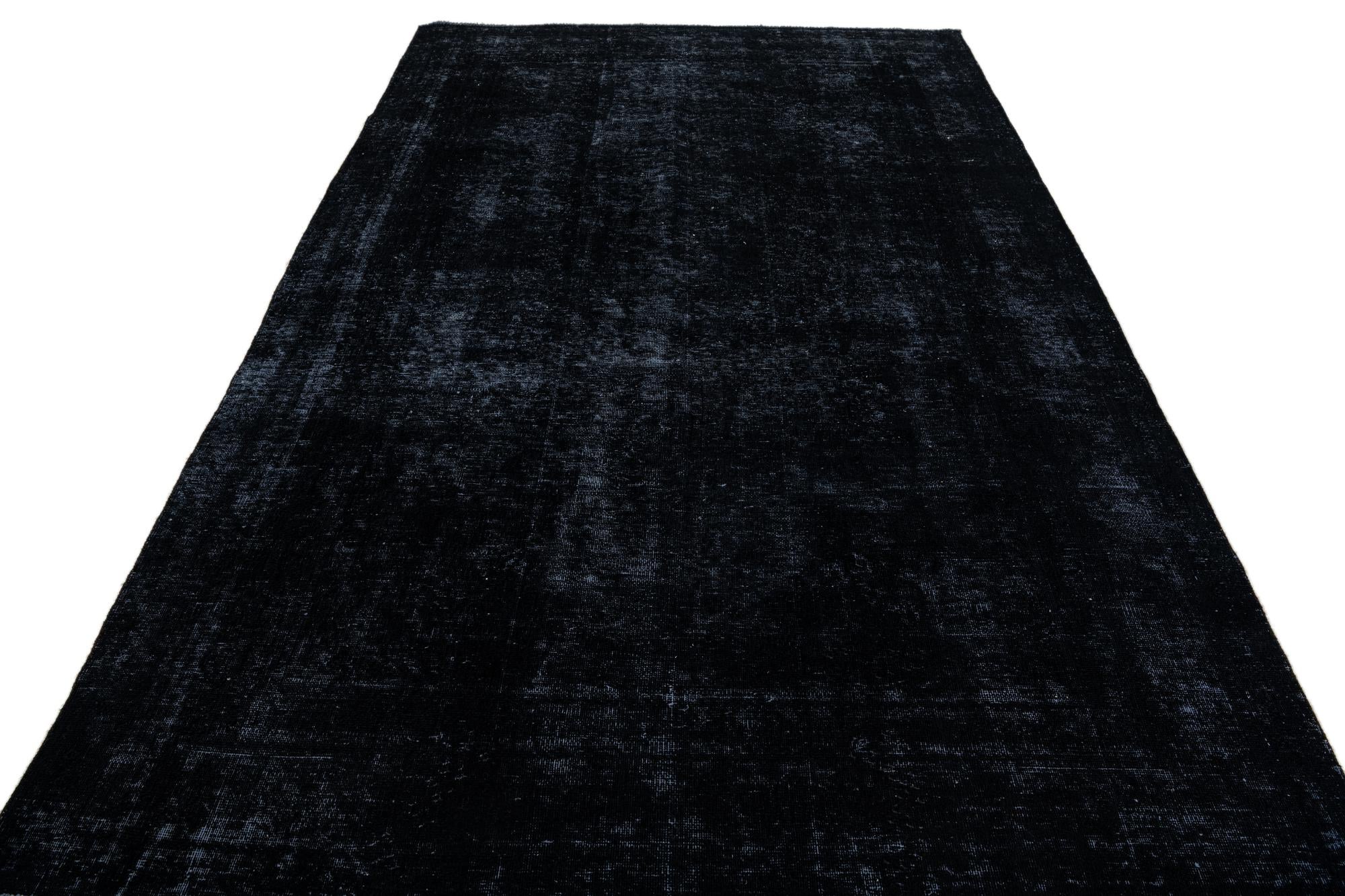 6' 1 x 9' 4 Hand Knotted Ultra Vintage Persian Wool Rug