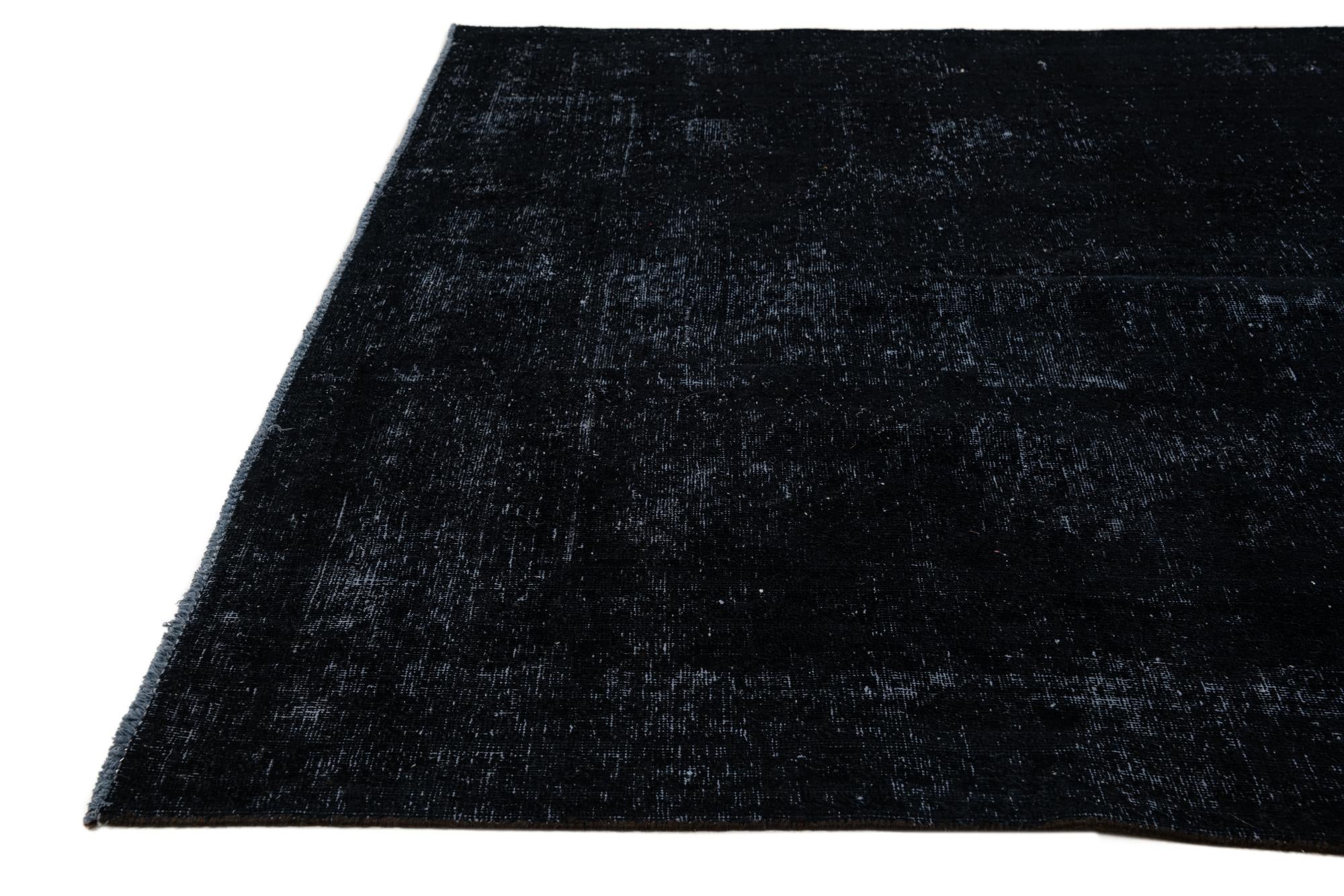 6' 1 x 9' 4 Hand Knotted Ultra Vintage Persian Wool Rug