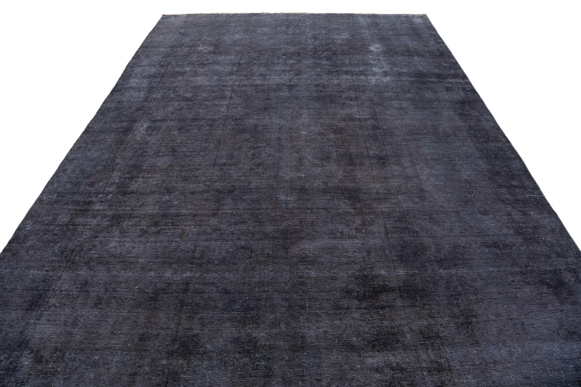 8' x 11' 3 Hand Knotted Ultra Vintage Persian Wool Rug