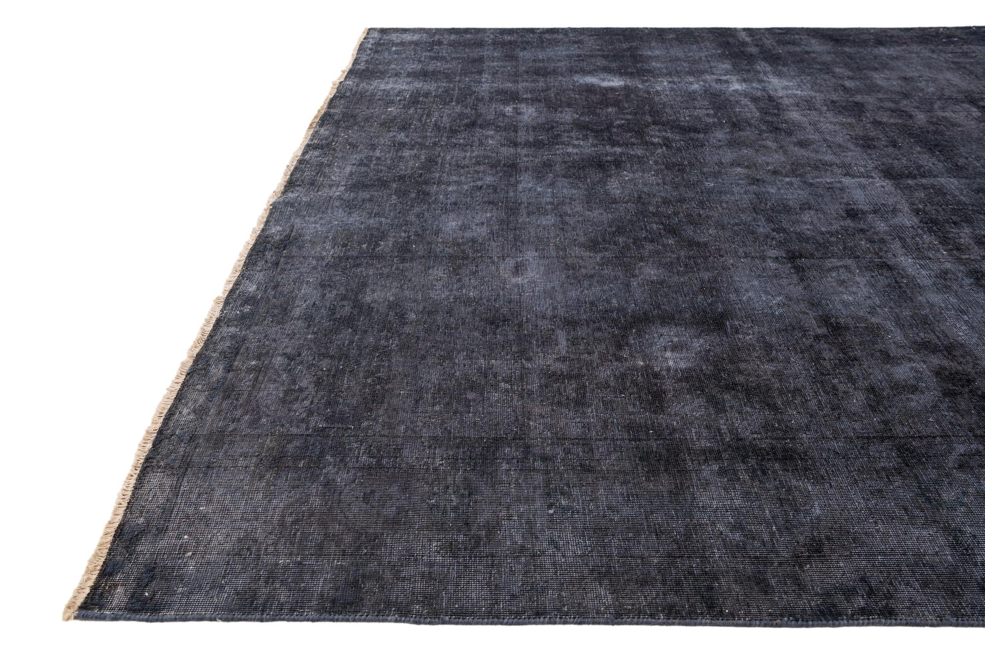 8' x 11' 3 Hand Knotted Ultra Vintage Persian Wool Rug