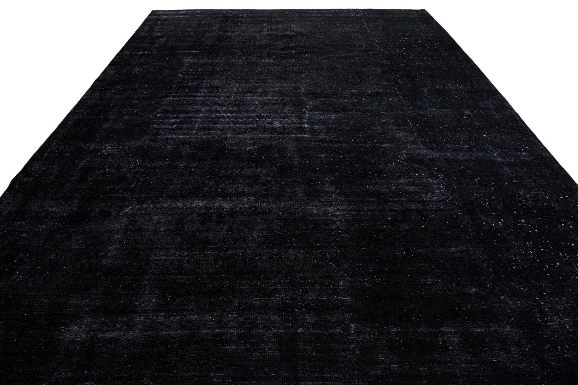 10' 2 x 13' 6 Hand Knotted Ultra Vintage Persian Wool Rug