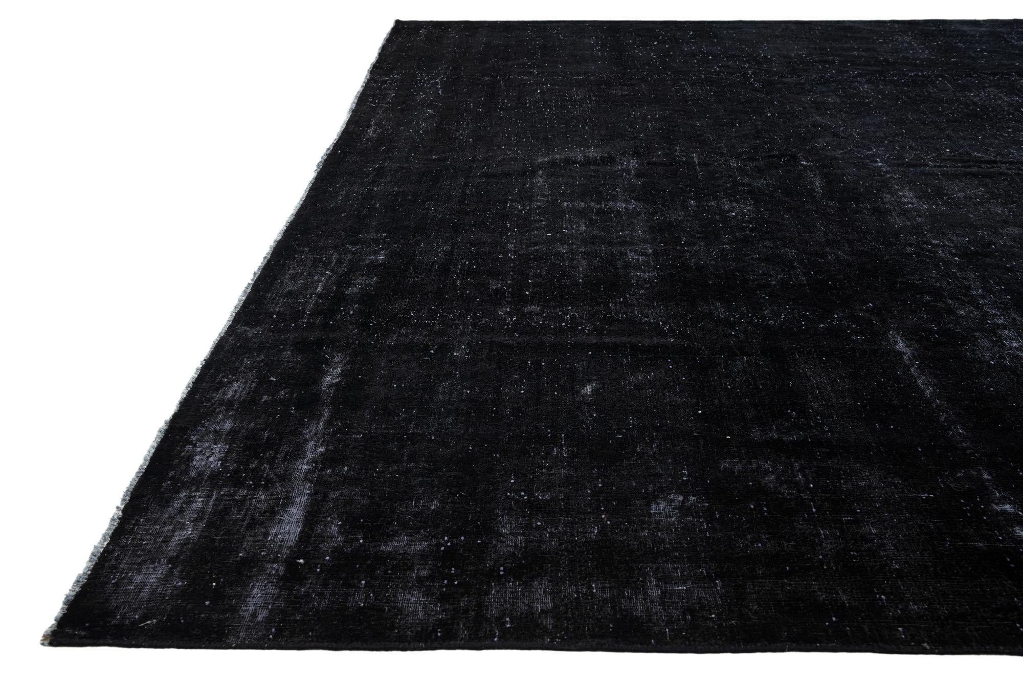 10' 2 x 13' 6 Hand Knotted Ultra Vintage Persian Wool Rug