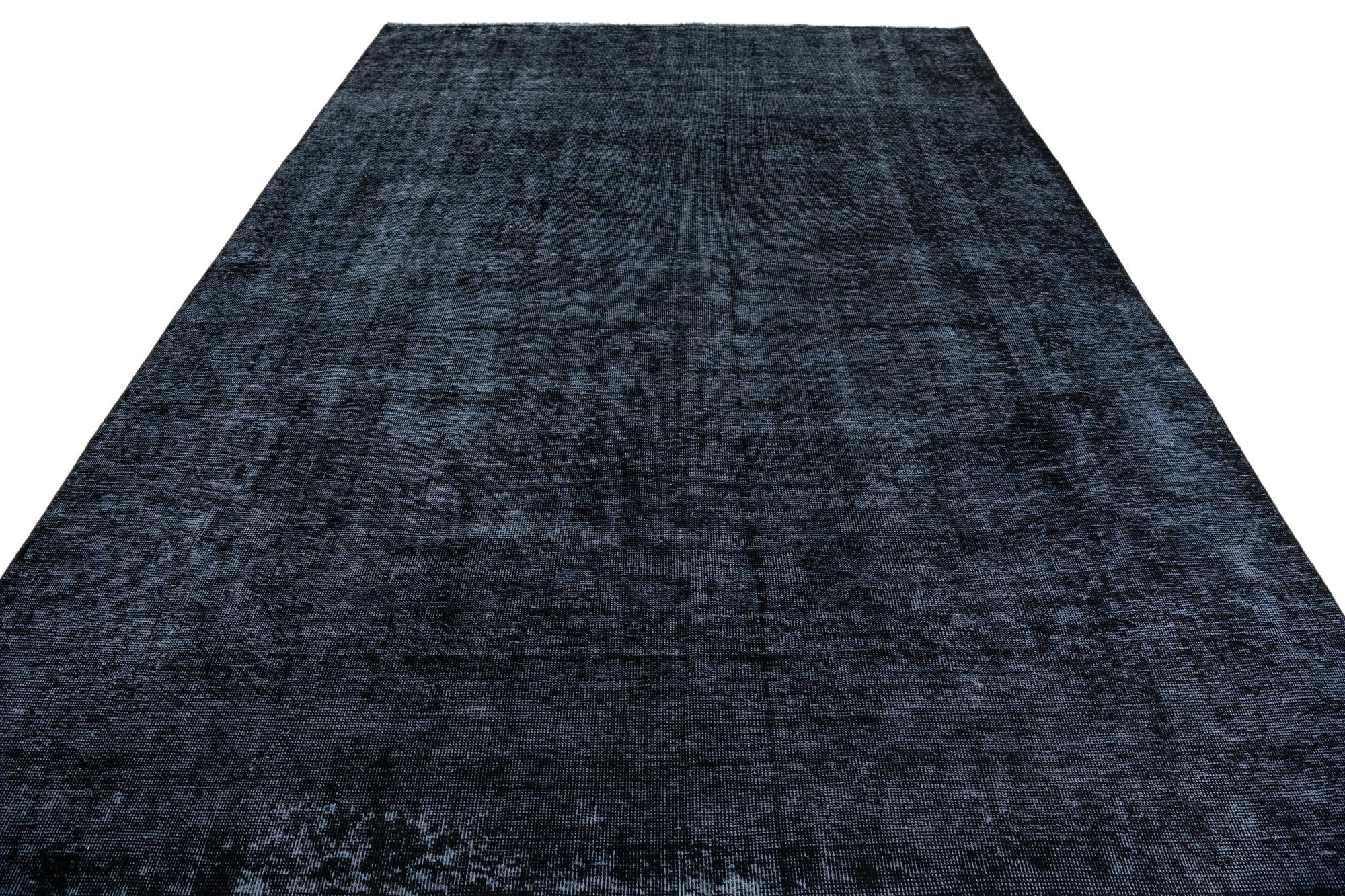 8' x 11' Hand Knotted Ultra Vintage Persian Wool Rug