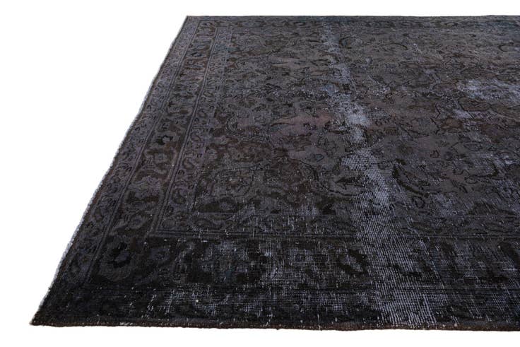 Detail image of 6' 5 x 9' 3 Hand Knotted Ultra Vintage Persian Wool Rug