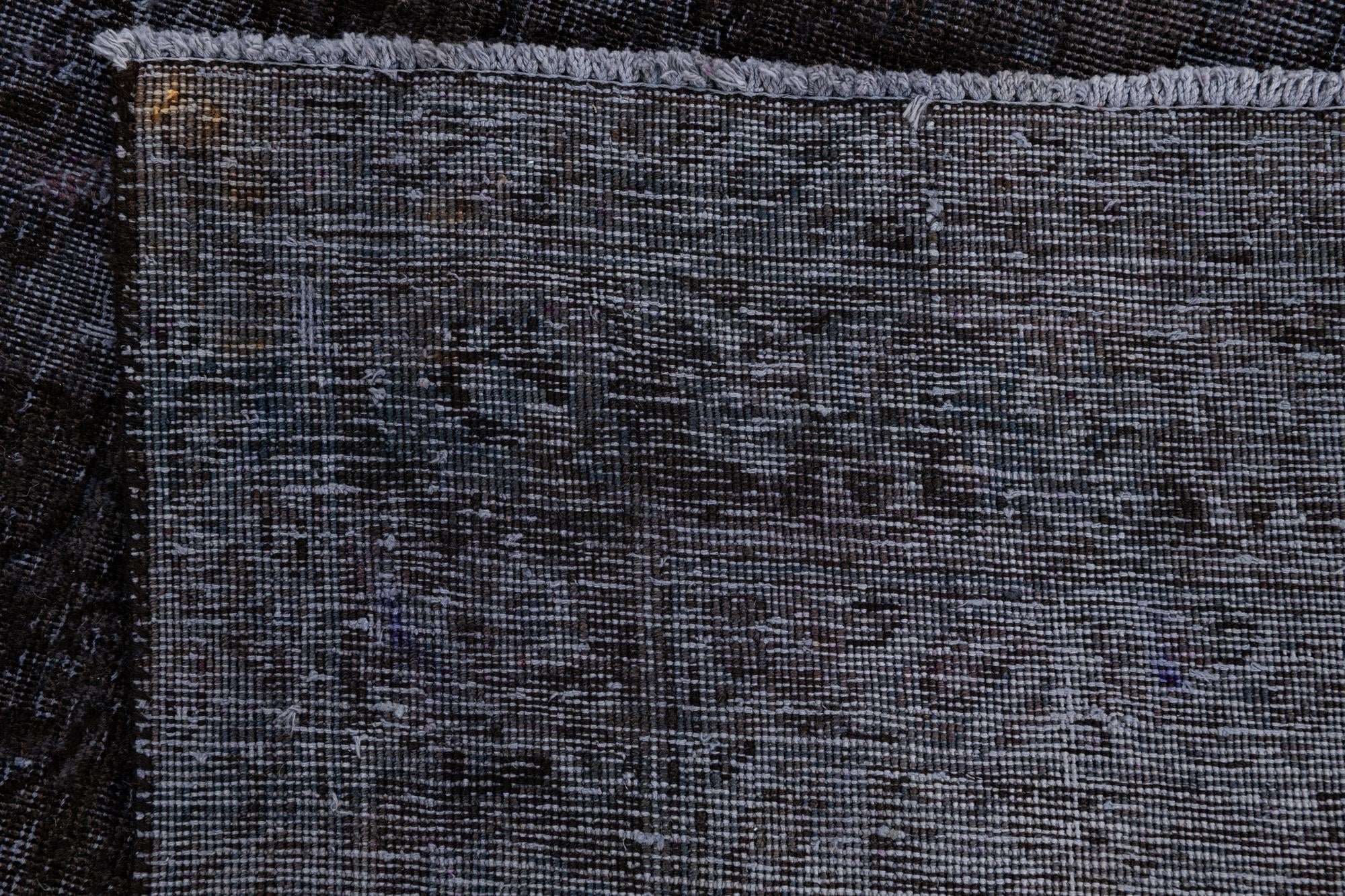 6' 5 x 9' 3 Hand Knotted Ultra Vintage Persian Wool Rug