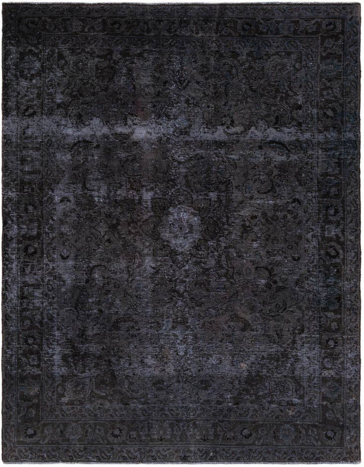 Detail image of 6' 5 x 9' 3 Hand Knotted Ultra Vintage Persian Wool Rug