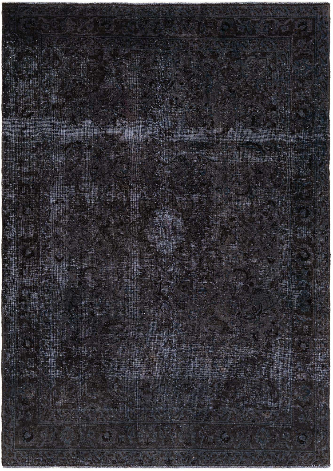 6' 5 x 9' 3 Hand Knotted Ultra Vintage Persian Wool Rug