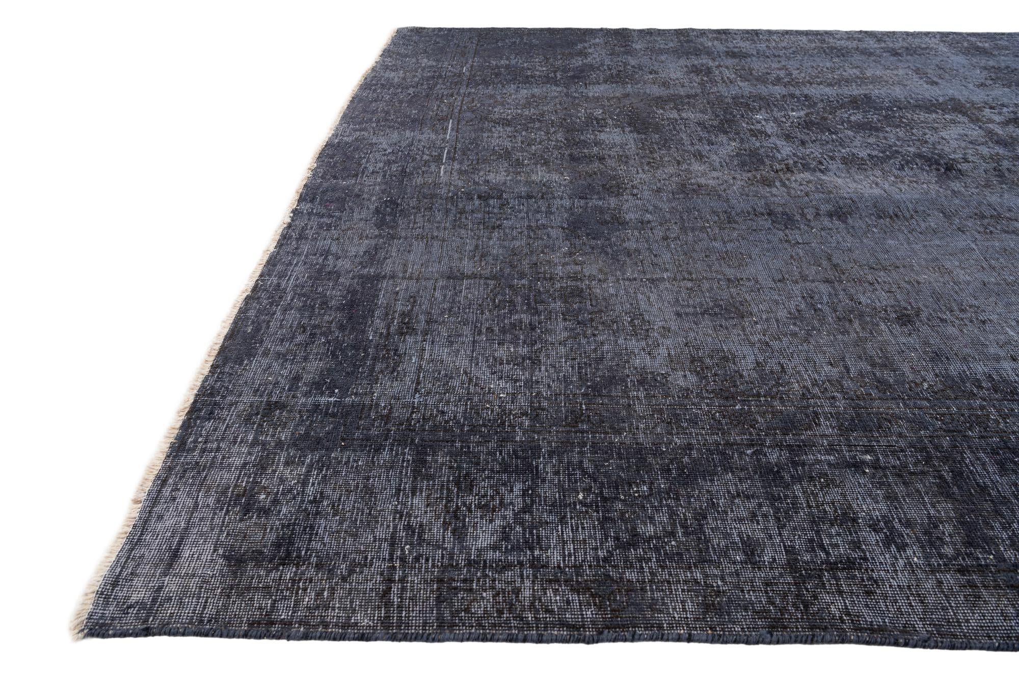 7' 4 x 10' 7 Hand Knotted Ultra Vintage Persian Wool Rug
