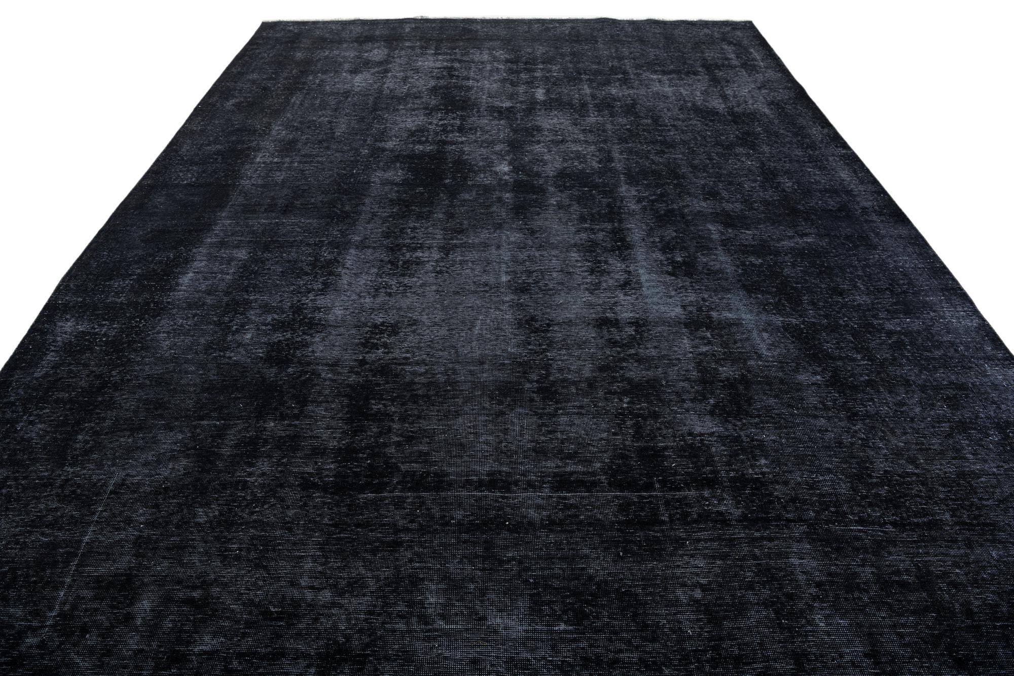 9' 5 x 11' 6 Hand Knotted Ultra Vintage Persian Wool Rug