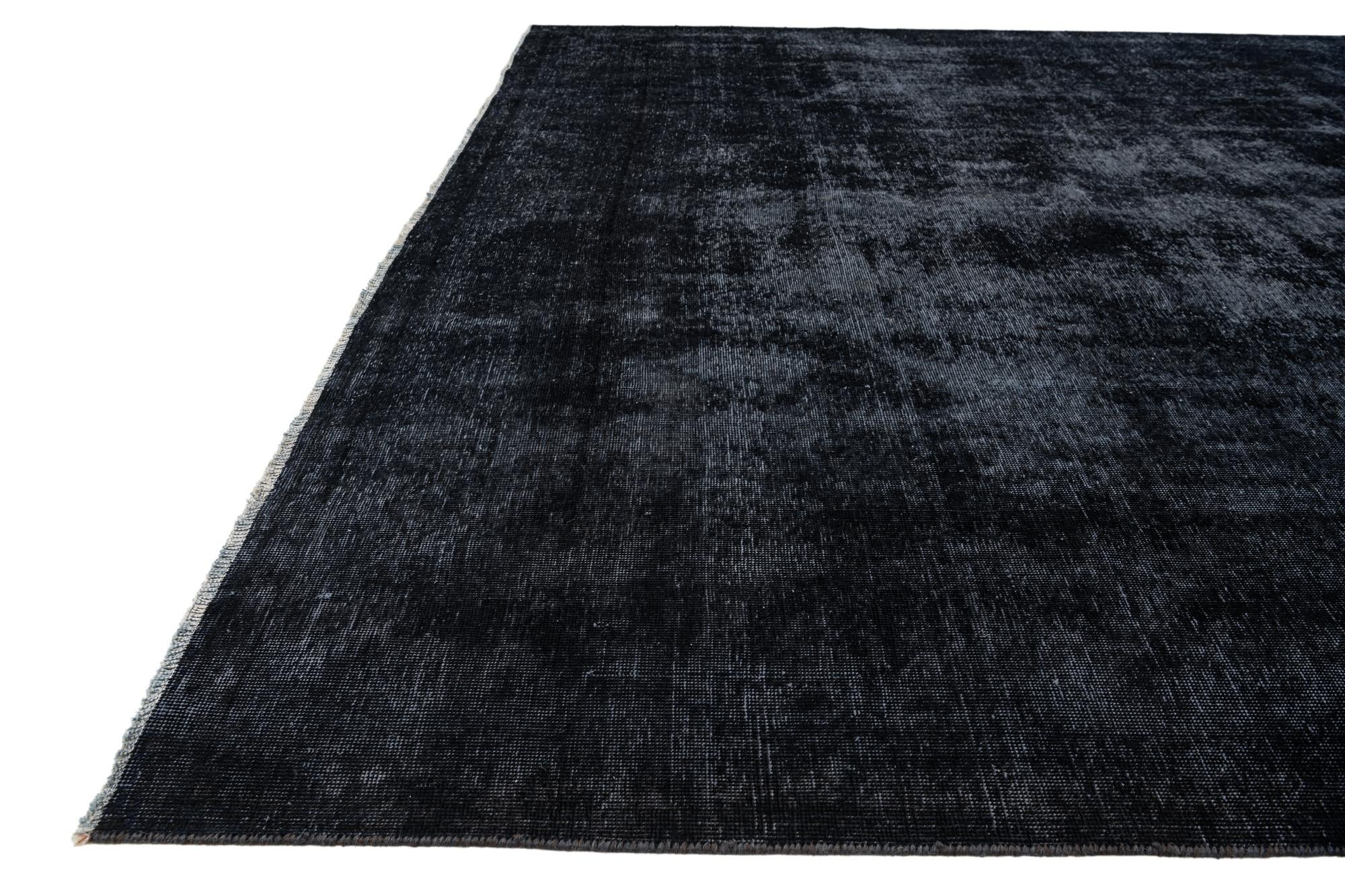 9' 5 x 11' 6 Hand Knotted Ultra Vintage Persian Wool Rug