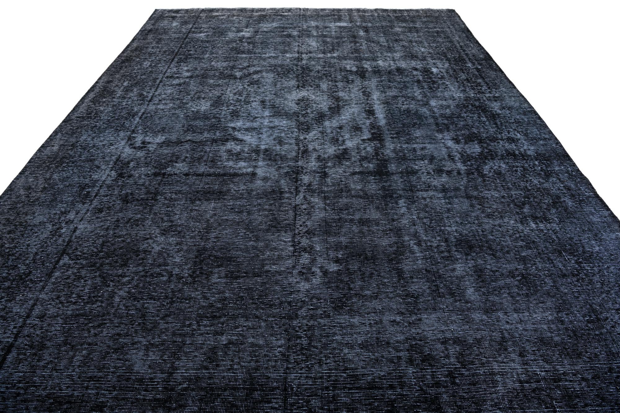 9' 4 x 12' 5 Hand Knotted Ultra Vintage Persian Wool Rug