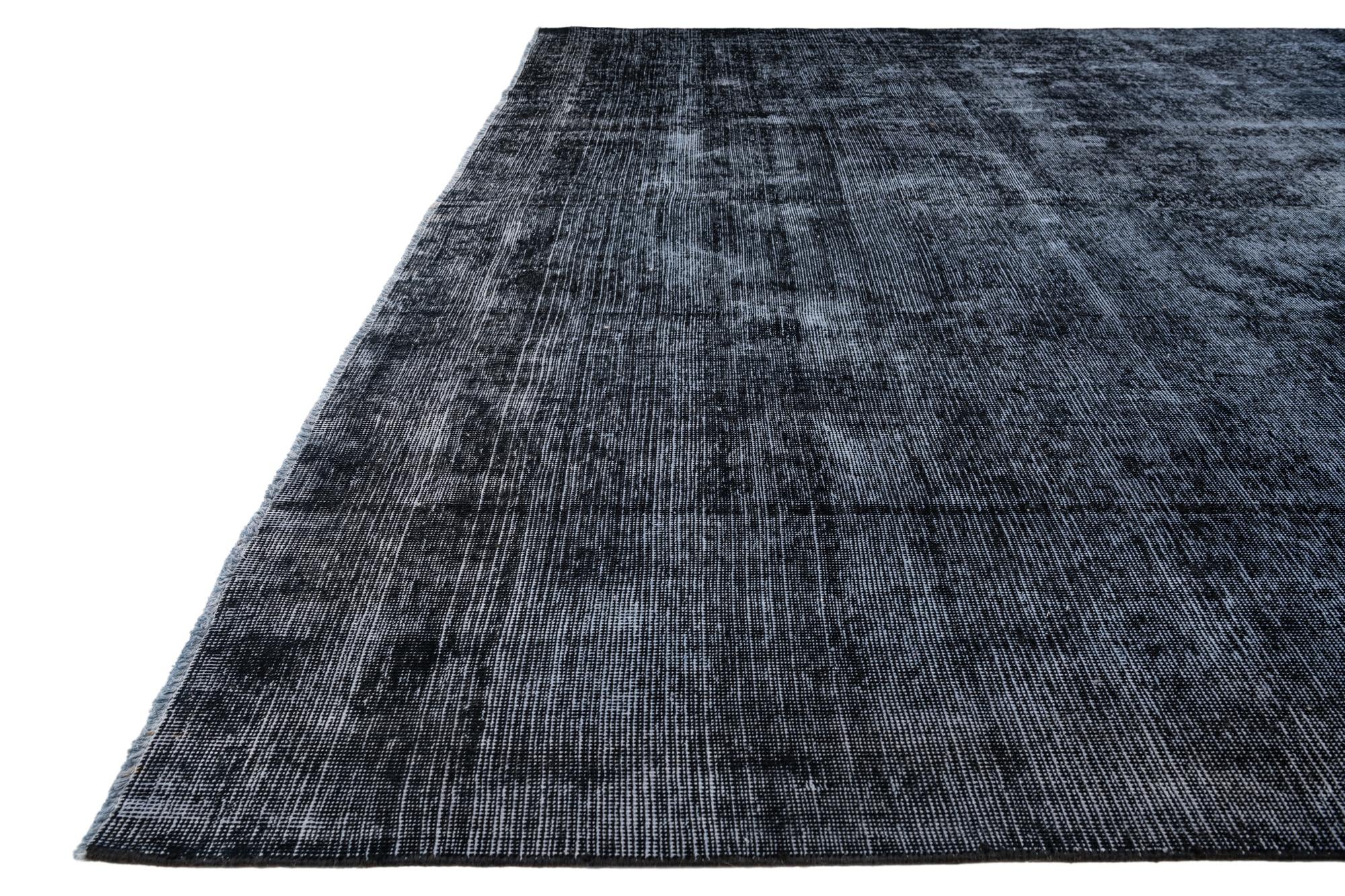 9' 4 x 12' 5 Hand Knotted Ultra Vintage Persian Wool Rug