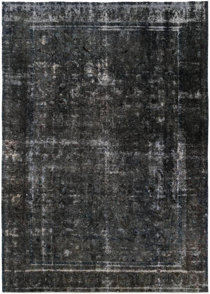 Detail image of 9' 3 x 12' 9 Hand Knotted Ultra Vintage Persian Wool Rug