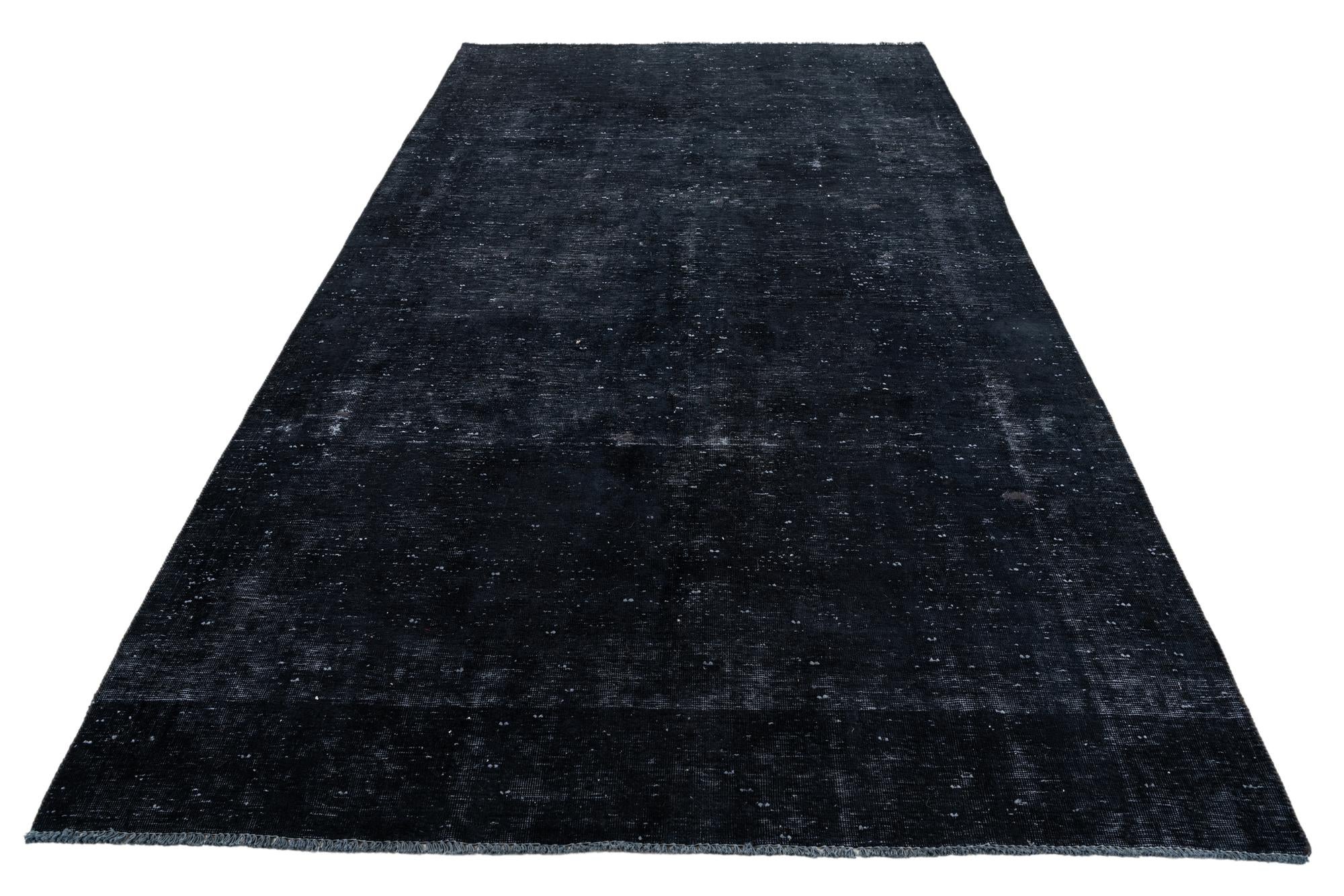 5' 7 x 9' 6 Hand Knotted Ultra Vintage Persian Wool Rug