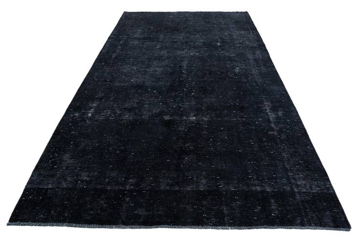 Detail image of 5' 7 x 9' 6 Hand Knotted Ultra Vintage Persian Wool Rug