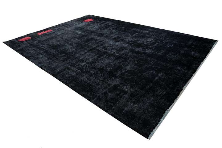 9' 5 x 12' 8 Hand Knotted Ultra Vintage Persian Wool Rug