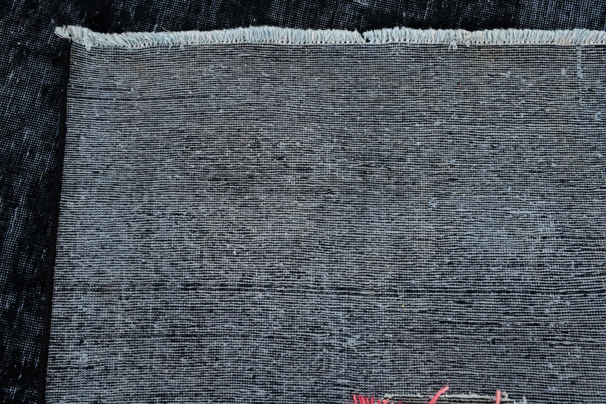 9' 5 x 12' 8 Hand Knotted Ultra Vintage Persian Wool Rug